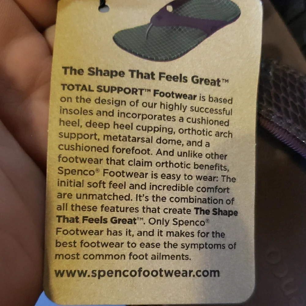 Spenco Comfortable Cute Brown Sandals - Picture 4 of 5